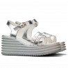 Sandalias de mujer 5064 plateadas