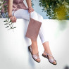 Sandalias mujer 5059 rosa empolvado lifestyle
