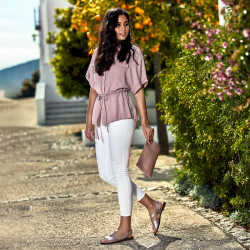 Sandalias mujer 5059 rosa empolvado lifestyle