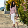Sandalias mujer 5059 rosa empolvado lifestyle