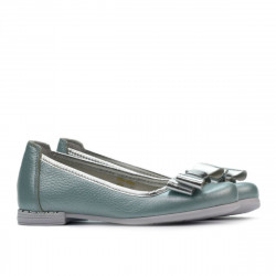 Zapatos para niños 174 turquesa combinado