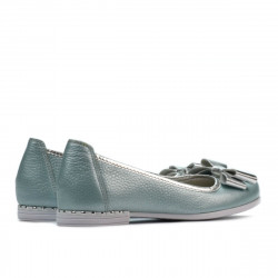 Zapatos para niños 174 turquesa combinado