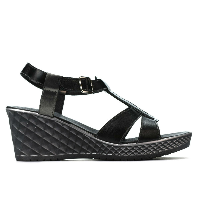 Sandalia mujer 5065 negro combinado