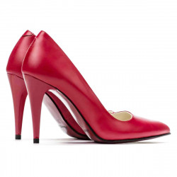 Zapatos elegantes de mujer 1246 rojo