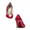 Zapatos elegantes de mujer 1246 rojo