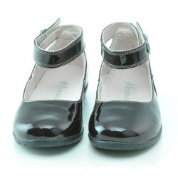 Zapatos para niños pequeños 17c charol marrón