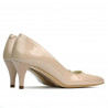 Zapatos elegantes de mujer 1242 charol marfil