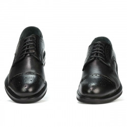 Zapatos elegantes para hombres (tallas grandes) 896m negro