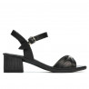 Sandalias de mujer 5066 negro nacarado