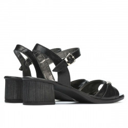 Sandalias de mujer 5066 negro nacarado