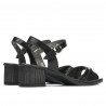 Sandalias de mujer 5066 negro nacarado