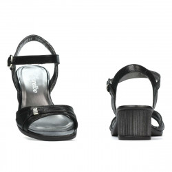 Sandalias de mujer 5066 negro nacarado
