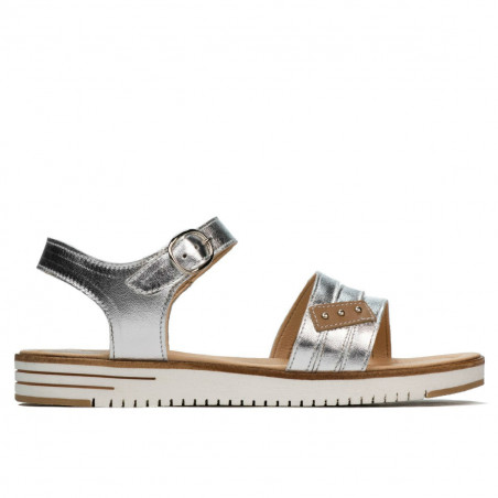 Sandalias mujer 5067 plateado