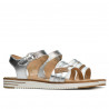 Sandalias mujer 5067 plateado