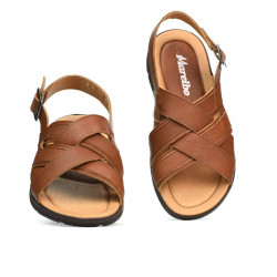 Sandalias adolescentes 347 marrón