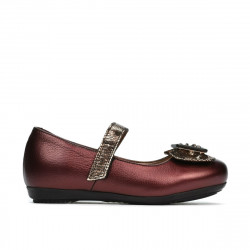 Zapatos para niños pequeños 67c burdeos nacarado combinado