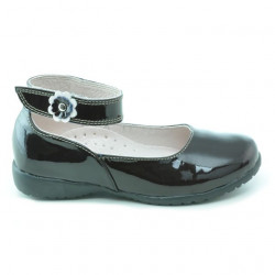 Zapatos para niños pequeños 17c charol marrón