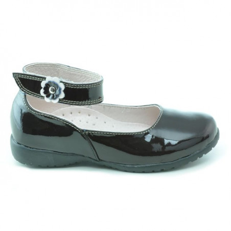 Zapatos para niños pequeños 17c charol marrón