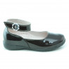 Zapatos para niños pequeños 17c charol marrón