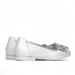 Zapatos para niños 174 blanco nacarado combinado