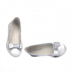 Zapatos para niños 174 blanco nacarado combinado