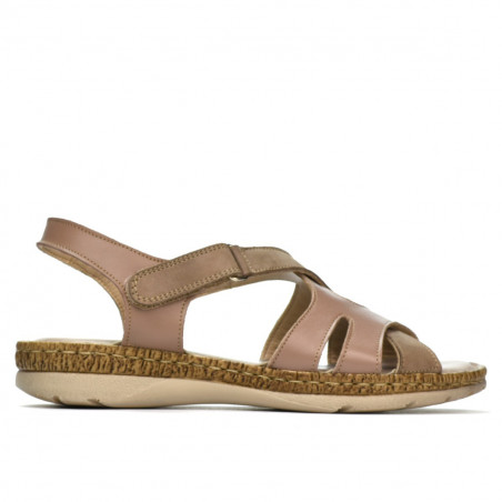 Sandalias de mujer 5062 capuchino combinado