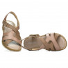 Sandalias de mujer 5062 capuchino combinado
