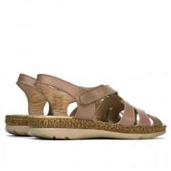 Sandalias de mujer 5062 capuchino combinado