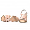Sandalias de mujer 5062 en polvo combinado