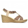 Sandalias de mujer 5065 cappuccino combinado