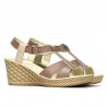 Sandalias de mujer 5065 cappuccino combinado