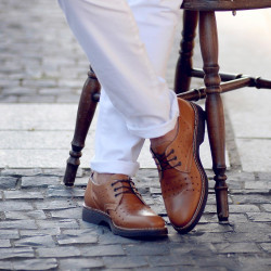 Zapatos casuales para hombres 836 marrón