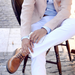 Zapatos casuales para hombres 836 marrón