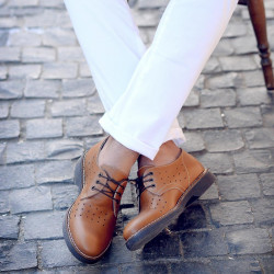 Zapatos casuales para hombres 836 marrón
