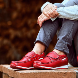 Zapatos para niños 172 rojo