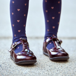Zapatos para niños pequeños 63c charol burdeos lifestyle