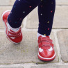 Zapatos para niños pequeños 16-1c rojo+blanco