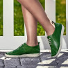 Mocasines mujer 688 verde crudo