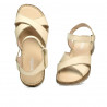 Sandalias de mujer 5063 beige