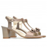 Sandalias mujer 1257 capuchino nacarado