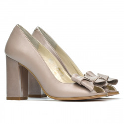 Sandalias de mujer 1271 capuchino nacarado