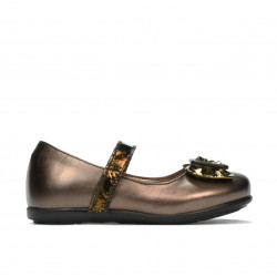 Zapatos para niños pequeños 67c marrón nacarado combinado