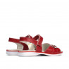 Sandalias para niños pequeños 55c rojo