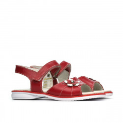 Sandalias para niños pequeños 55c rojo
