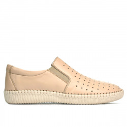 Mocasines mujer / adolescentes 689 beige01