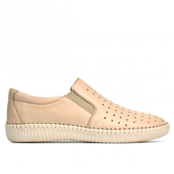 Mocasines mujer / adolescentes 689 beige01