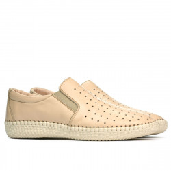 Mocasines mujer / adolescentes 689 beige01