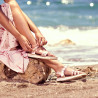 Sandalias mujer 5067 dorado lifestyle