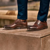 Zapatos elegantes hombre 896 a café