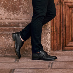 Zapatos elegantes para hombre 840 negro